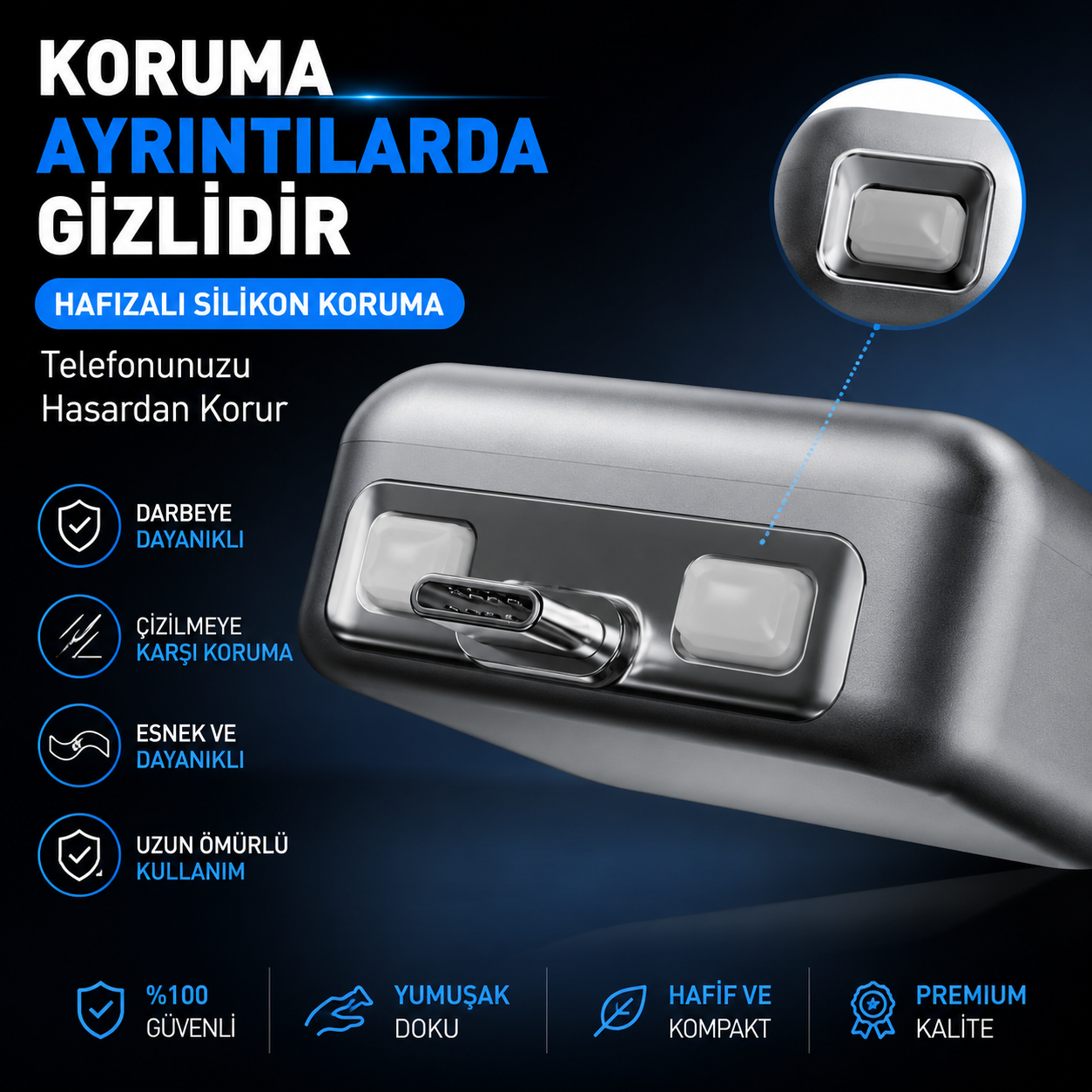 Type-C Otomatik Şarj Koruma